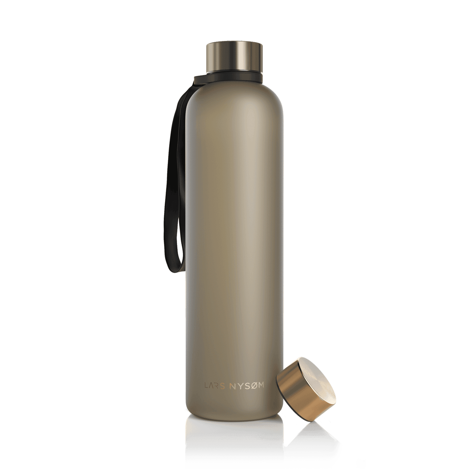 Tritan Water Bottle Blæst - Greige Gold- 1000ml